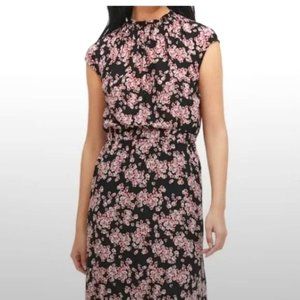 Banana Republic Orchid Black Floral dress, size 2